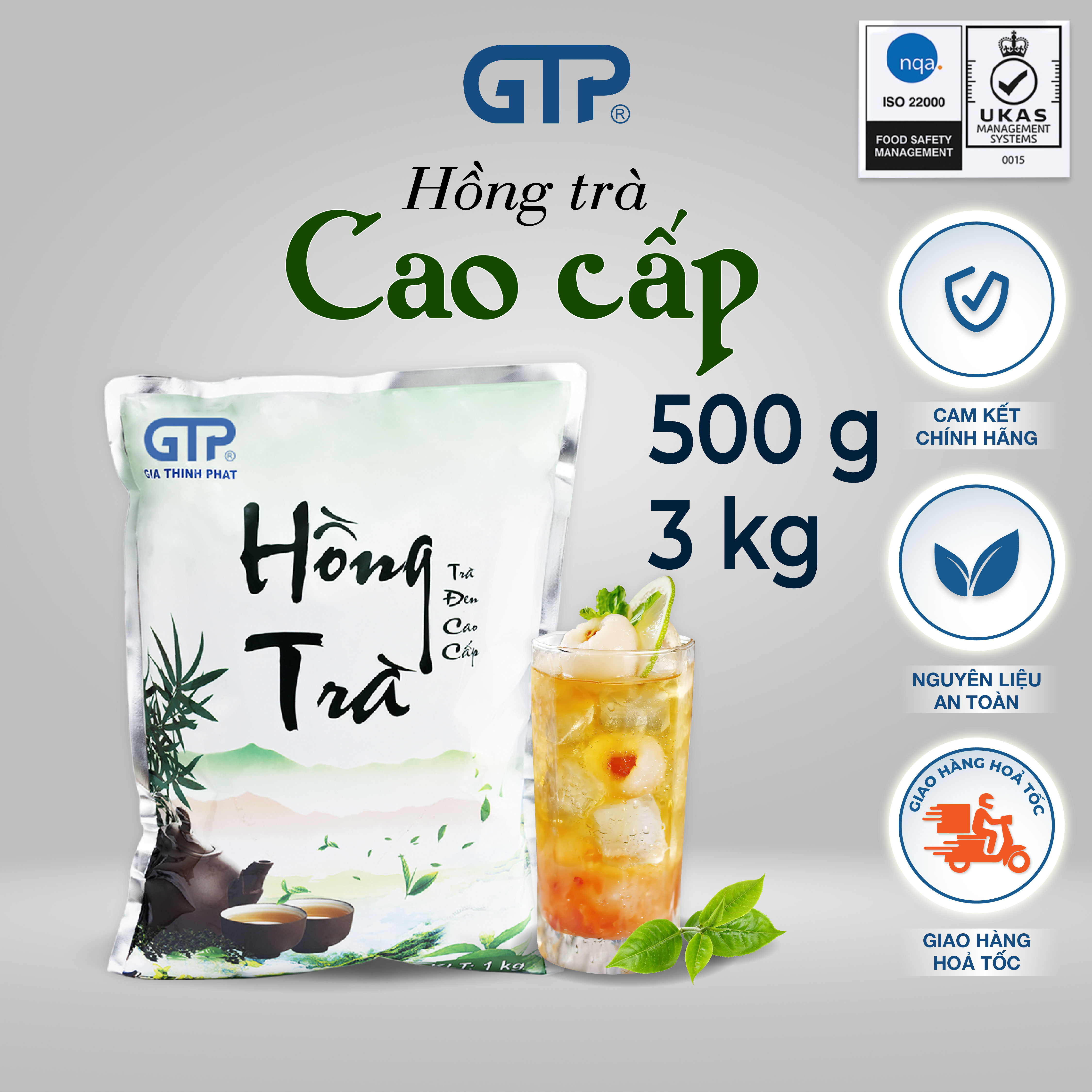 Hồng trà GTP Cao Cấp (500gr/túi)