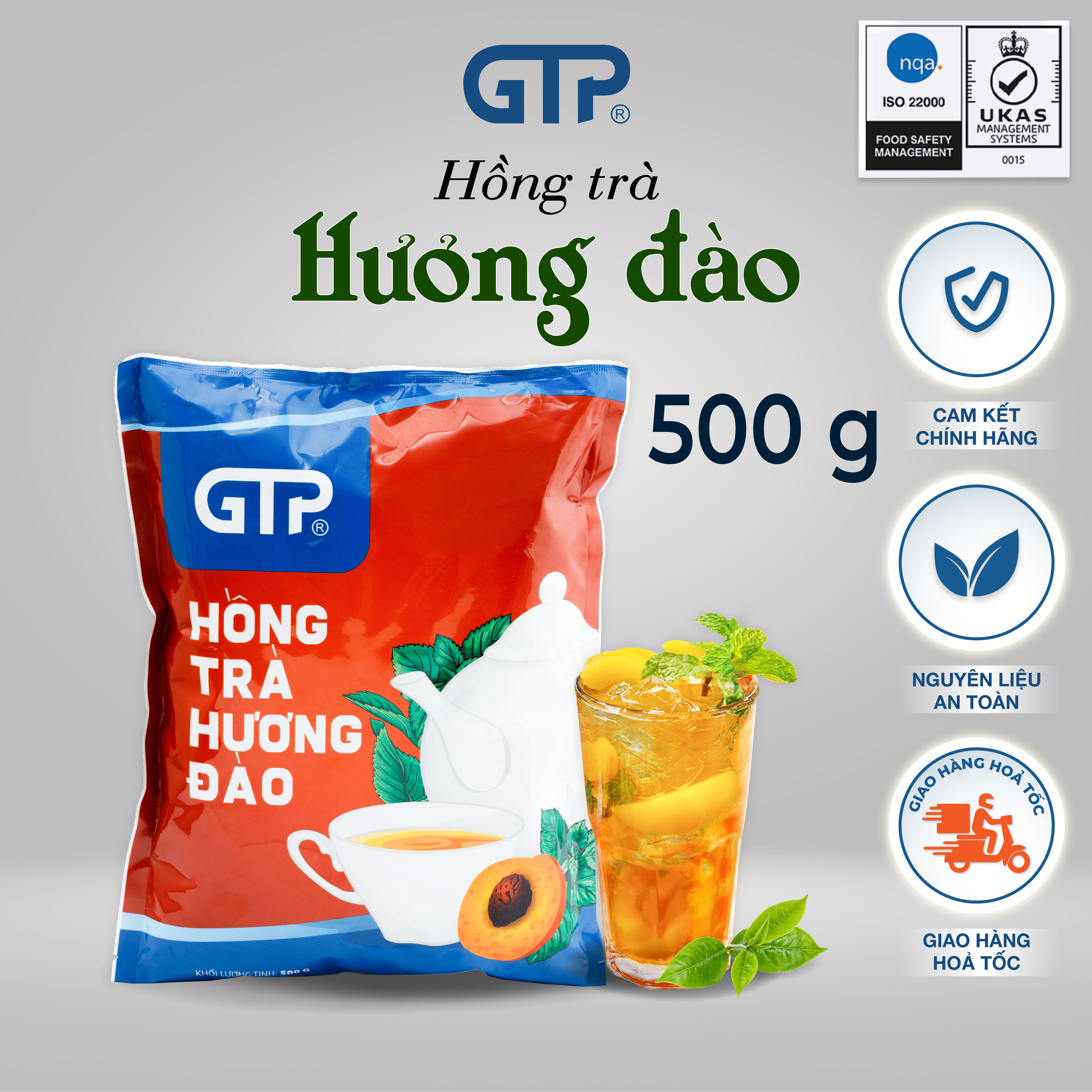 Hồng trà hương đào GTP (1kg/túi)
