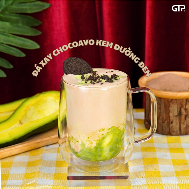 Đá xay chocoavo kem đường đen