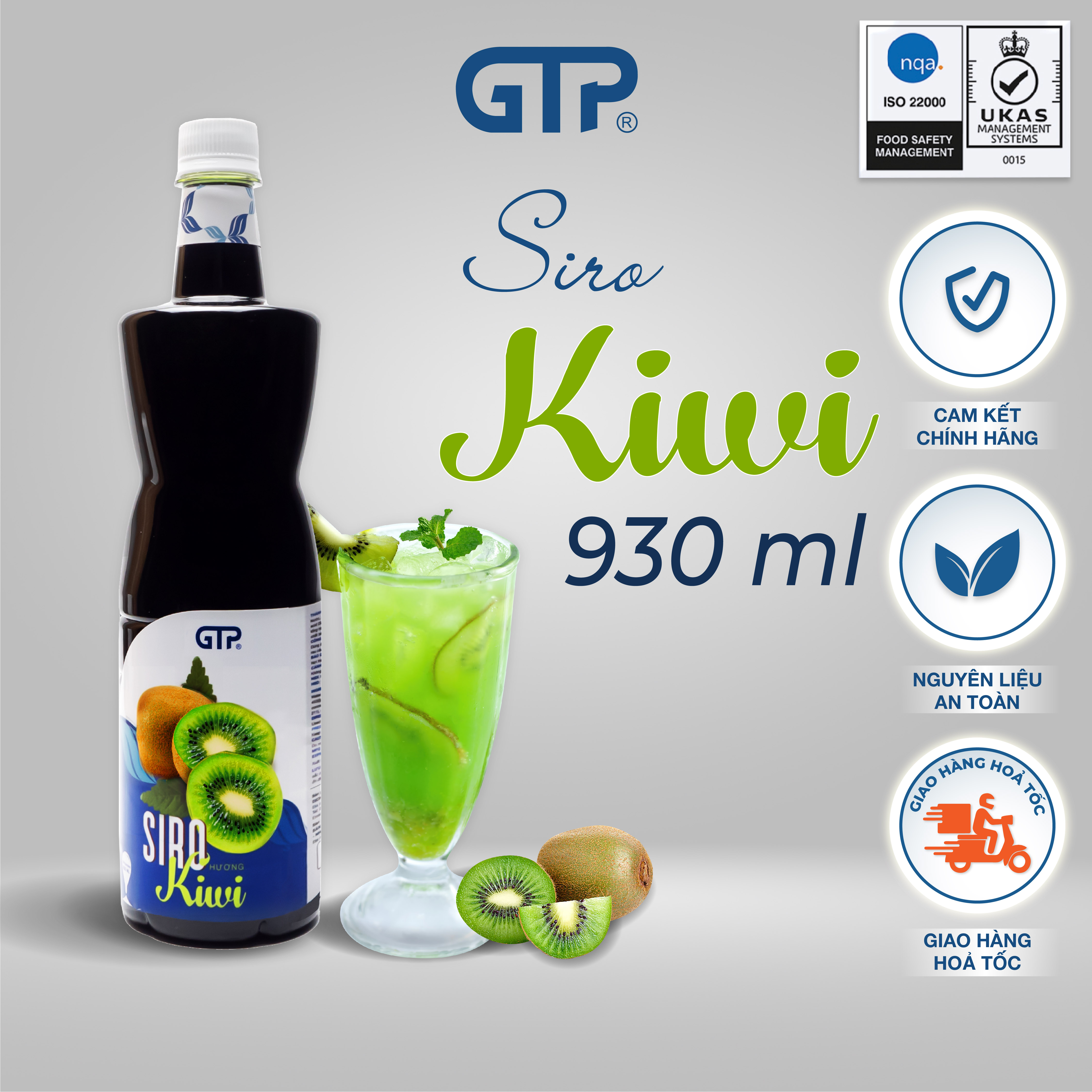 Siro Kiwi GTP (930ml/chai)