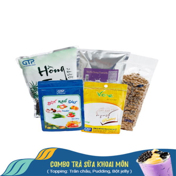 Combo Trà sữa tự pha Khoai môn Combo Trà sữa tự pha Khoai môn
