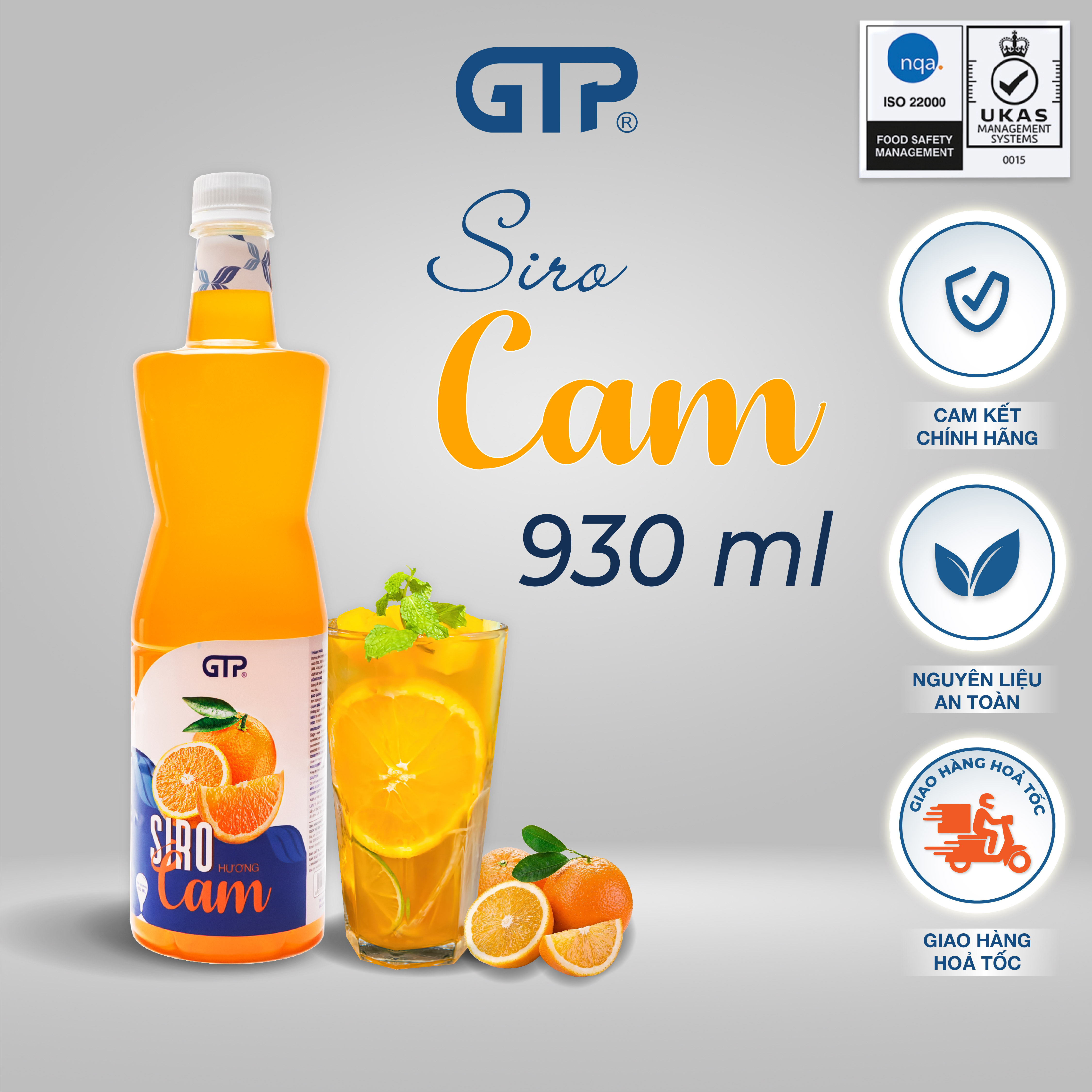 Siro cam GTP (930ml/chai)