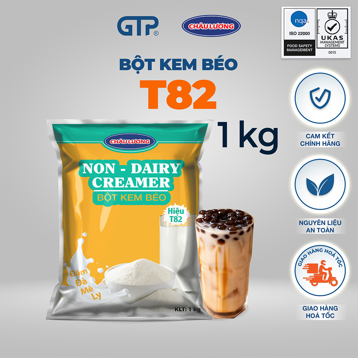 Bột kem béo T82 - Châu Lương (1kg/túi)
