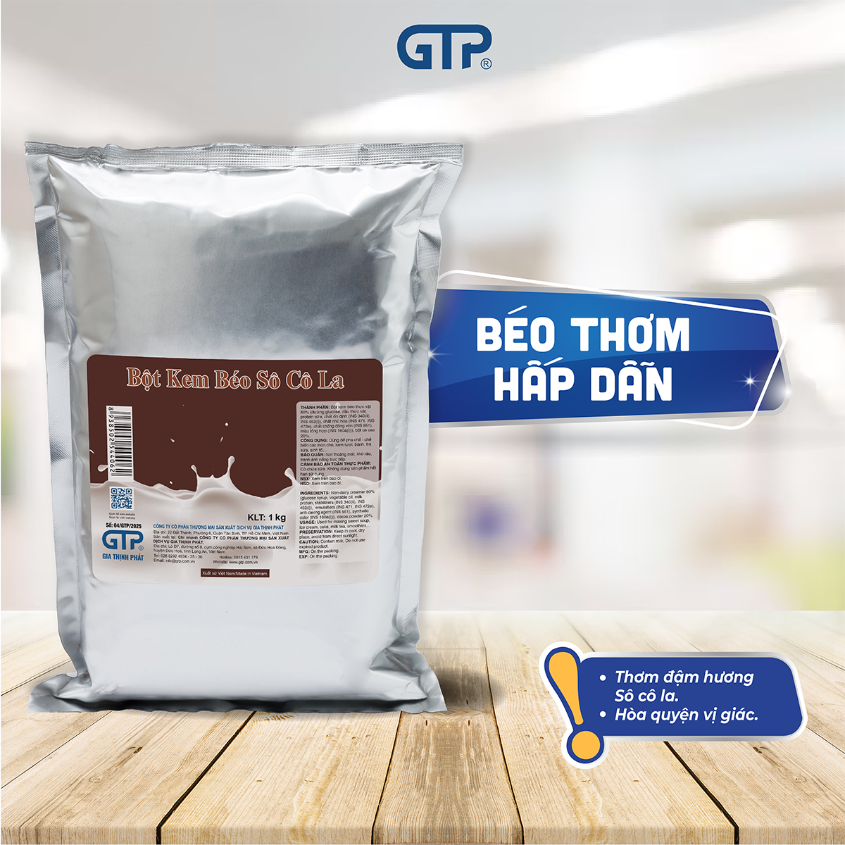 Bột kem béo Sô Cô La (1kg/bao)