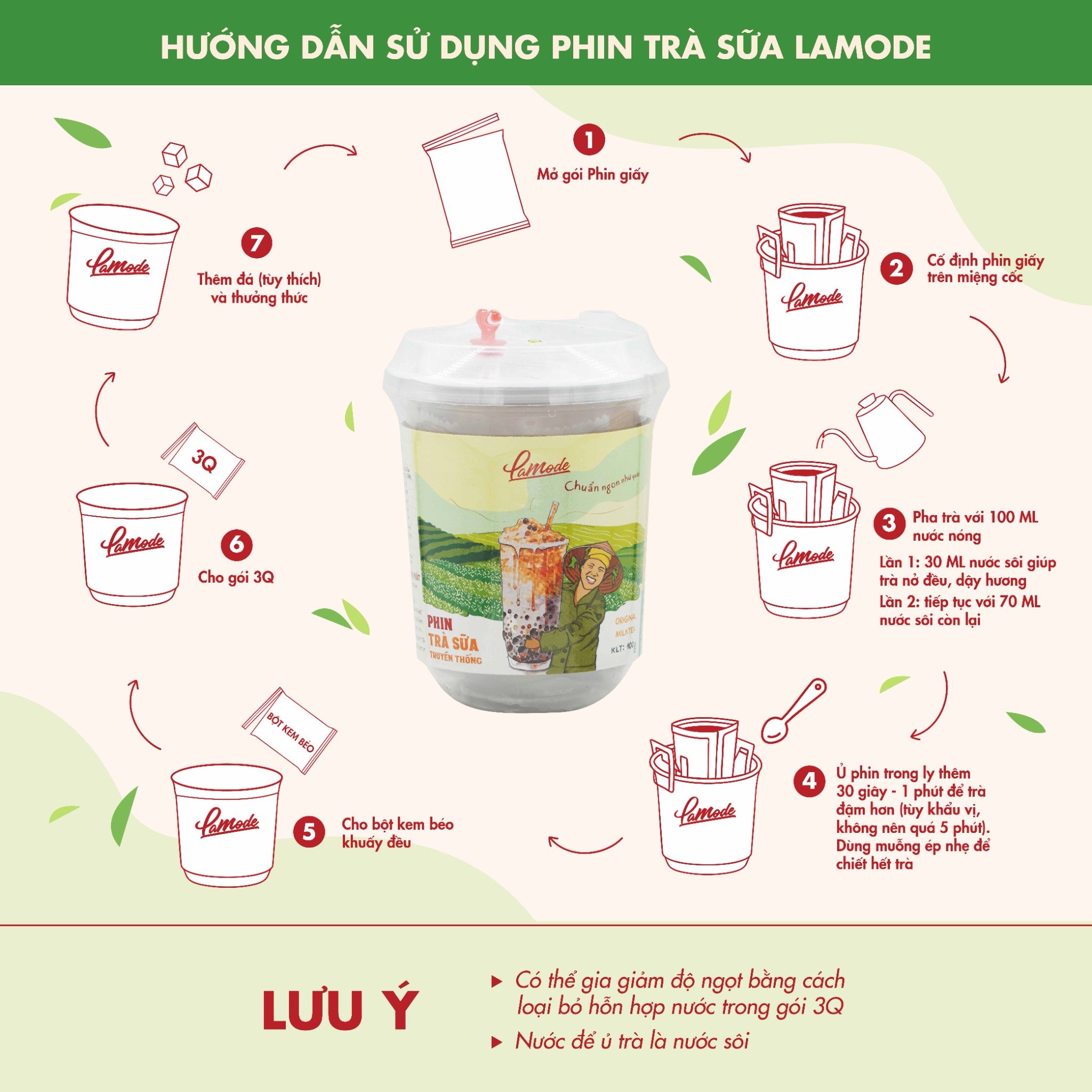 Phin Trà Sữa Truyền Thống (100g/ly)