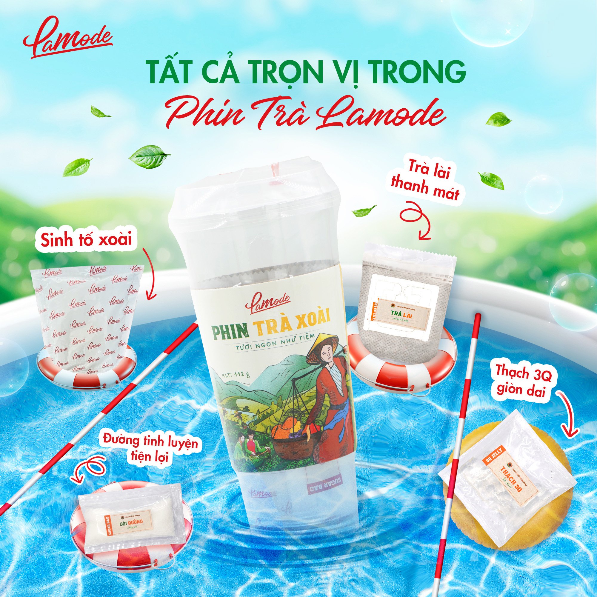 Phin Trà Xoài (112g/ly)