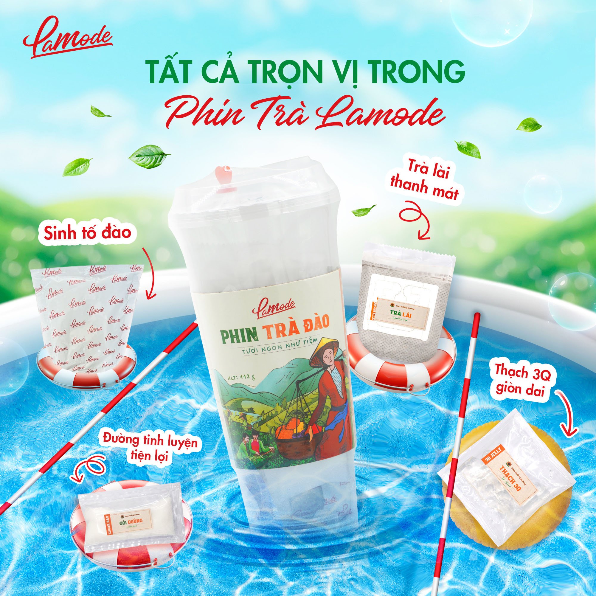 Phin Trà Đào (112g/ly)